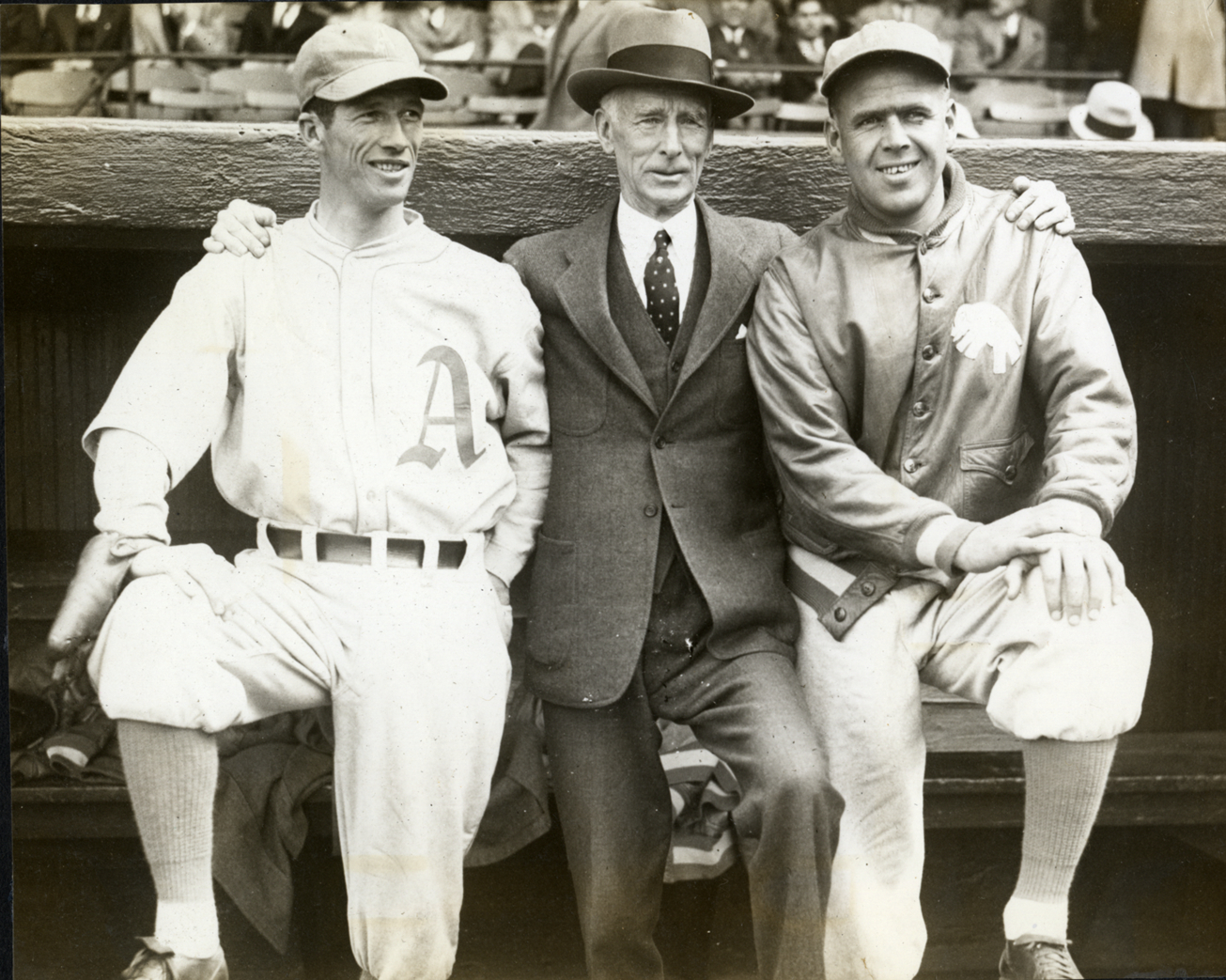 Lefty Grove Connie Mack And George Earnshaw Dpl Dams