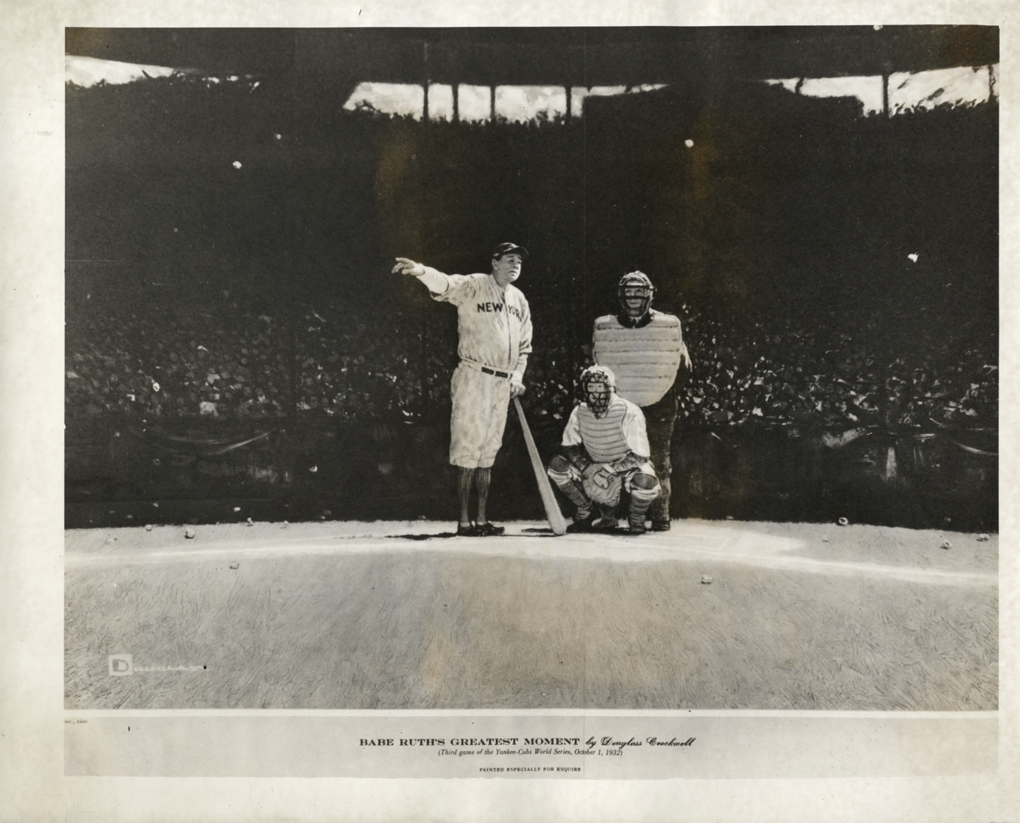 Babe Ruth at bat