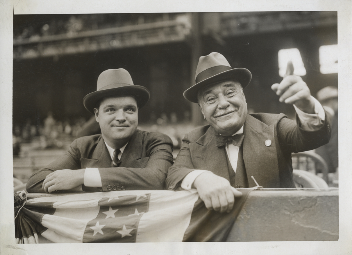 Horace Stoneham and Jacob Ruppert