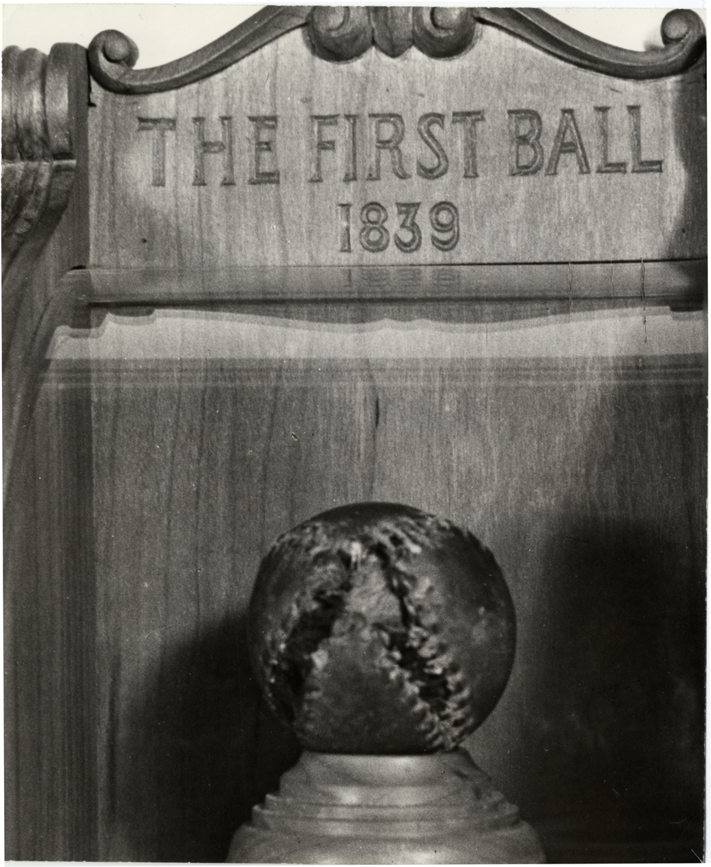The first baseball