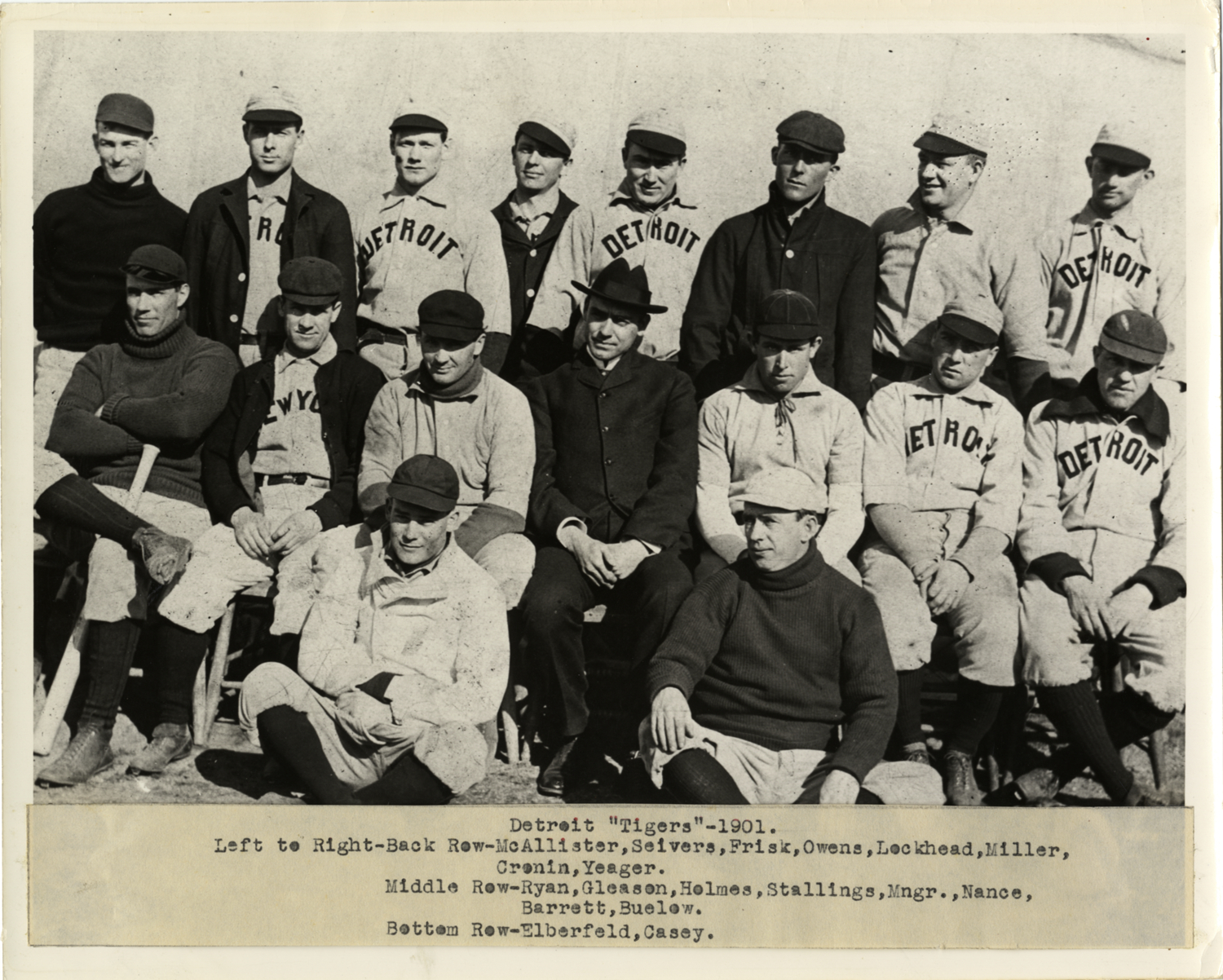 Detroit Tigers 1901