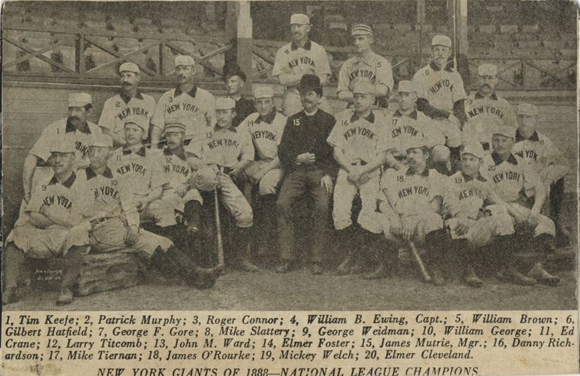 Baseball In Pics on X: New York Giants, 1888  / X