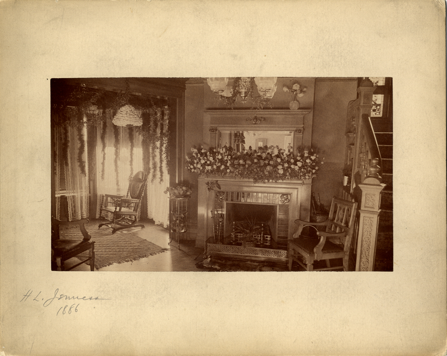 Interior, H.L. Jenness residence