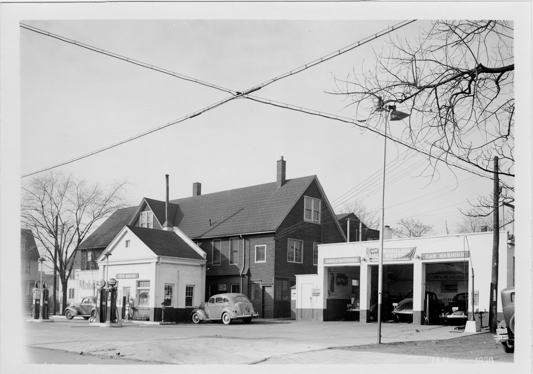 Mobil station in Detroit located at Warren and Mt. Elliott