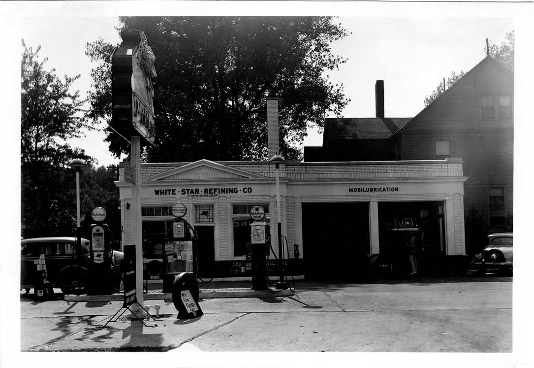 Mobil station in Detroit located at Second and Philadelphia