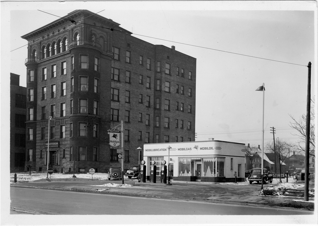 Mobil station in Detroit located at 3383 E. Jefferson
