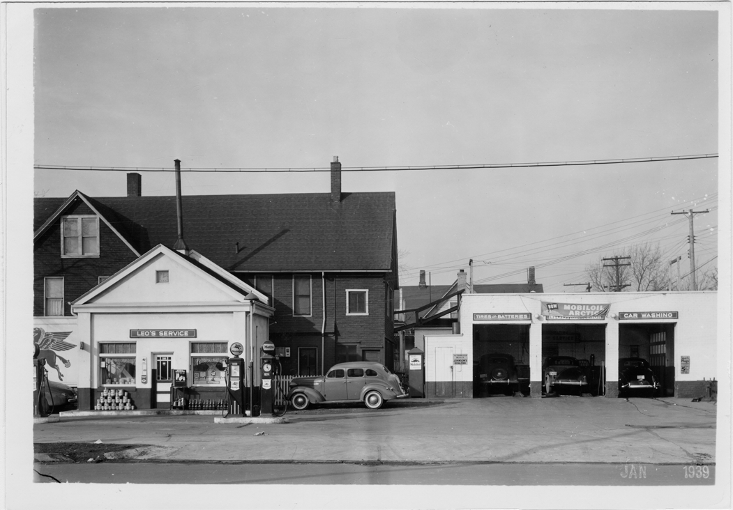 Mobil station in Detroit located at Warren and Mt. Elliott