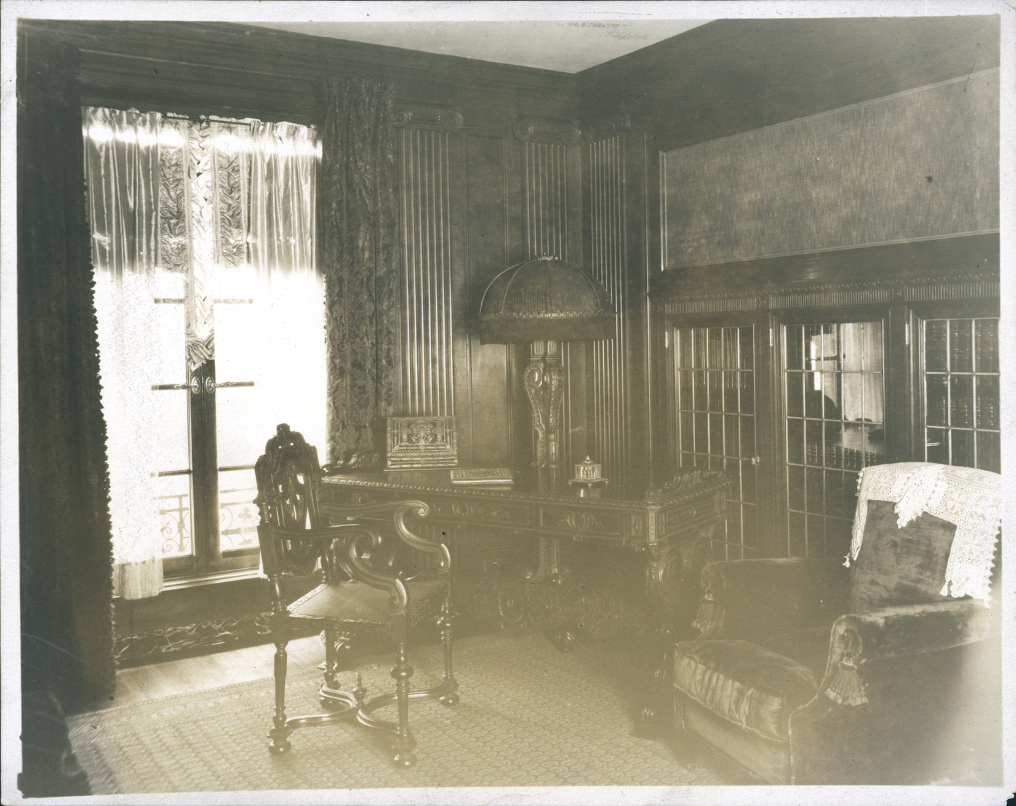 Frederick J. Fisher residence library