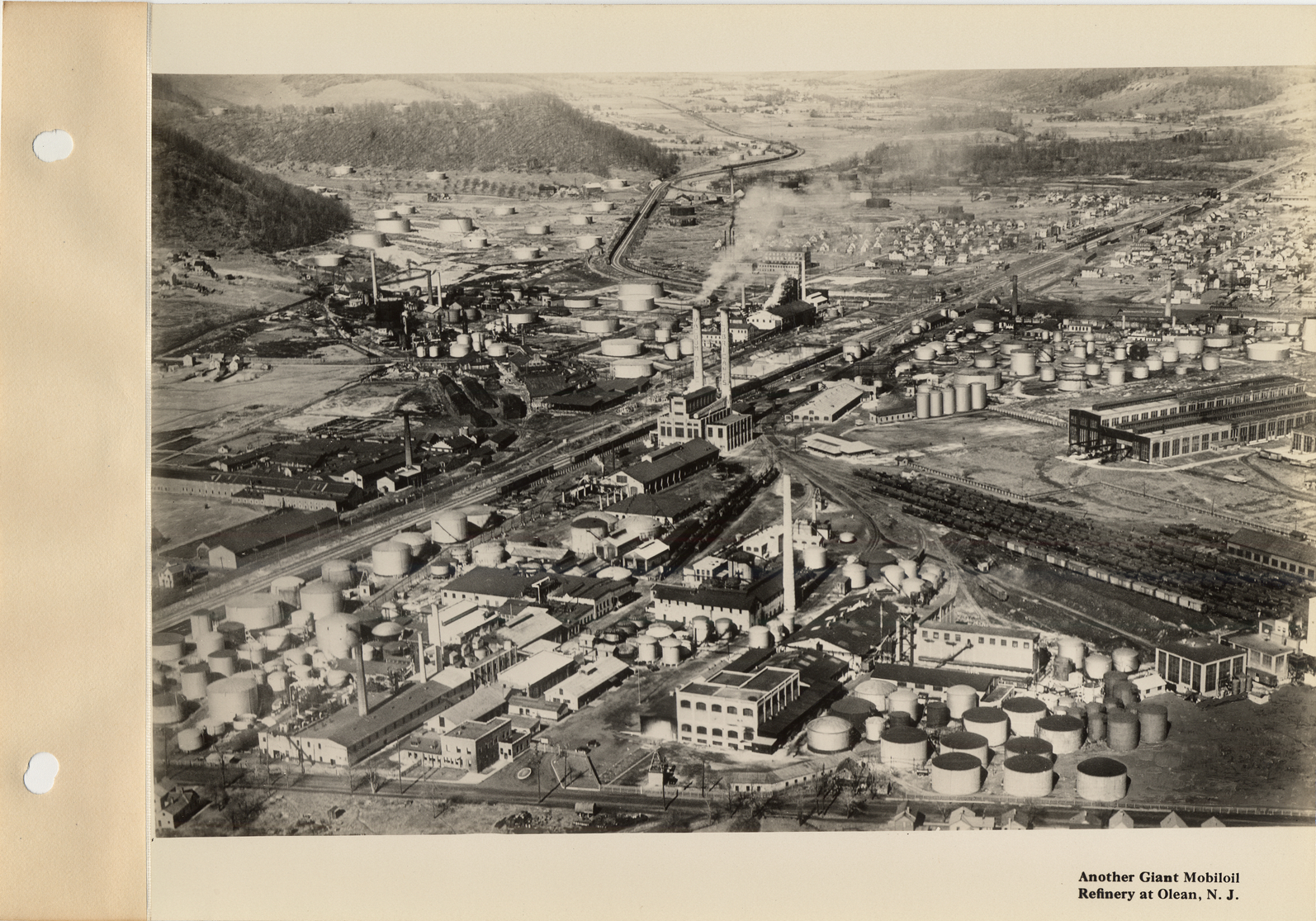 Mobiloil plant in Olean, New York