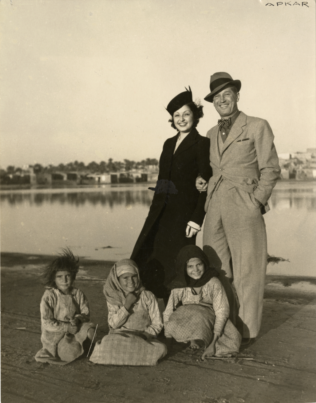 Maurice Chevalier at Lake Idku