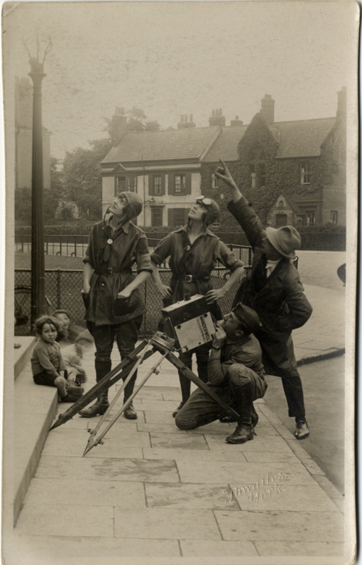 Walter Wanderwell filming in England