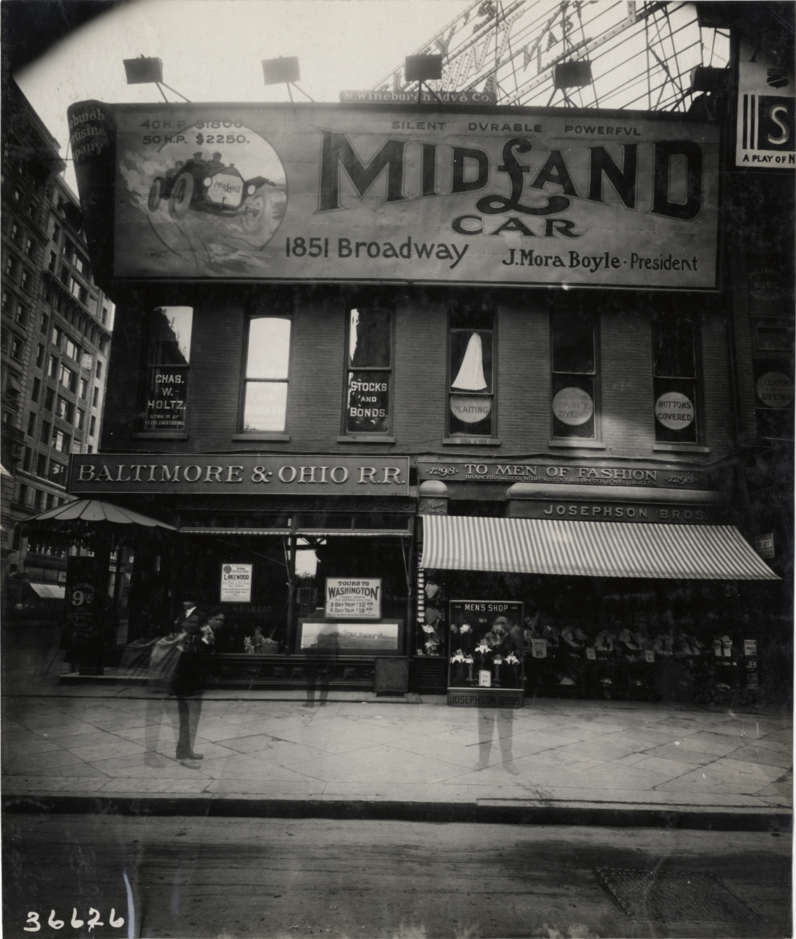 Billboard for Midland car