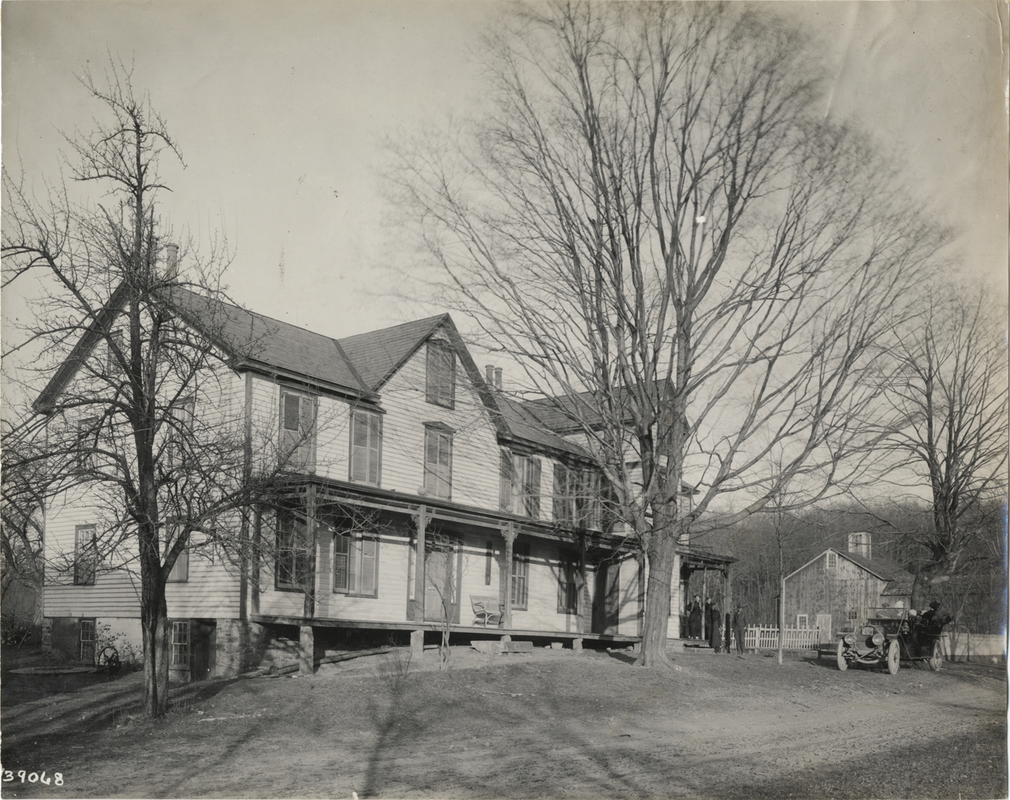 Wooden-frame house