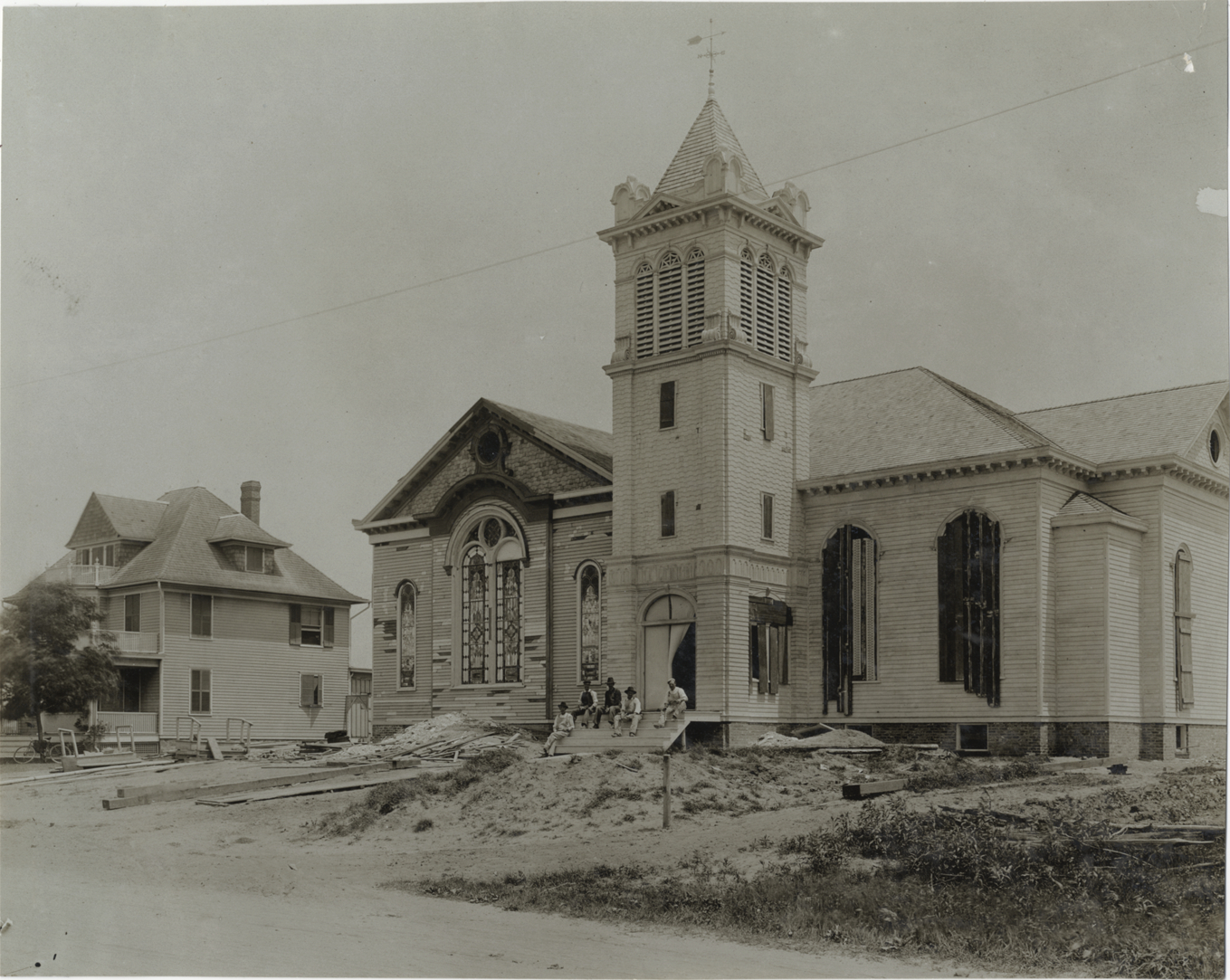 Church building under construction