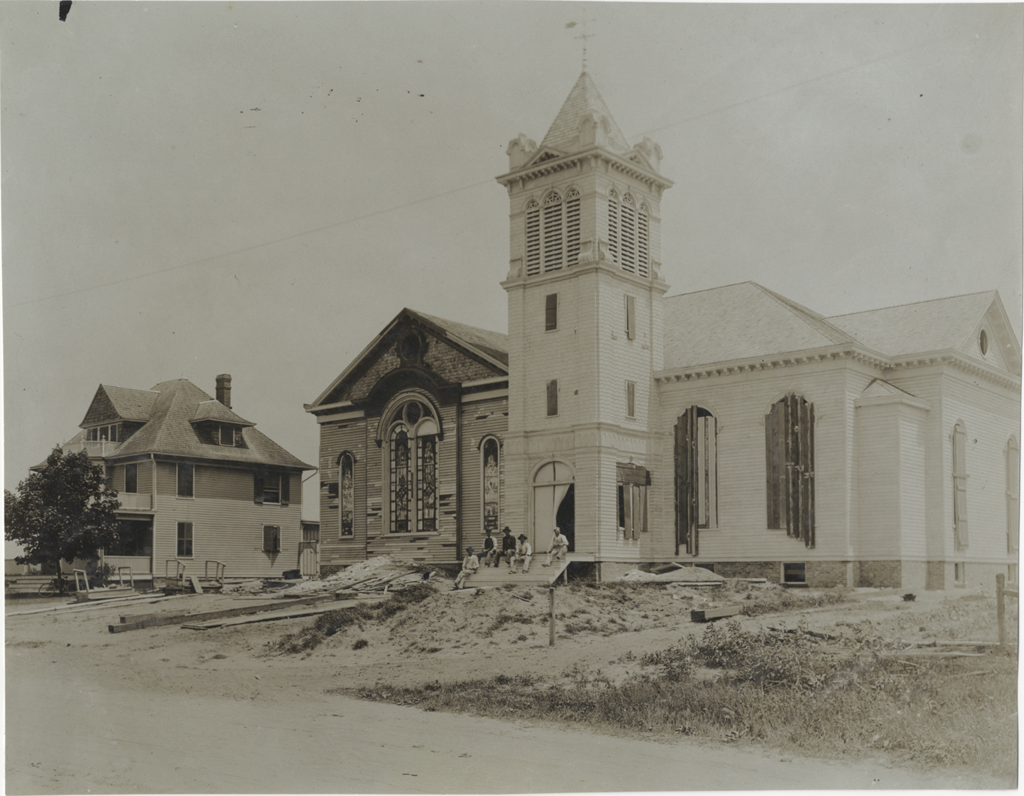 Church building under construction