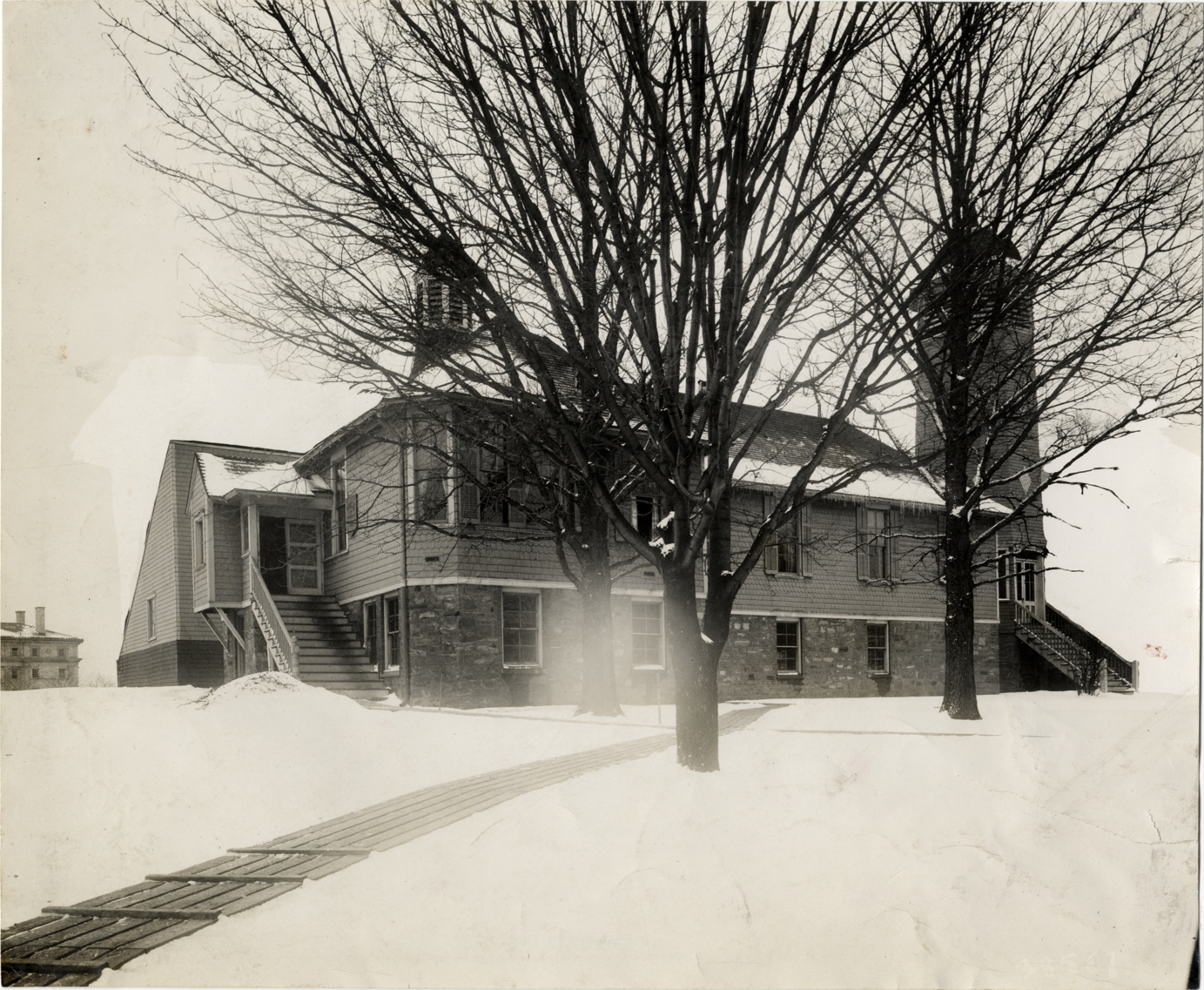 Wooden-frame house