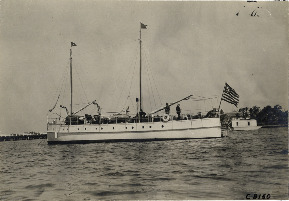 Yacht "Sanibel" at Palm Beach boat races
