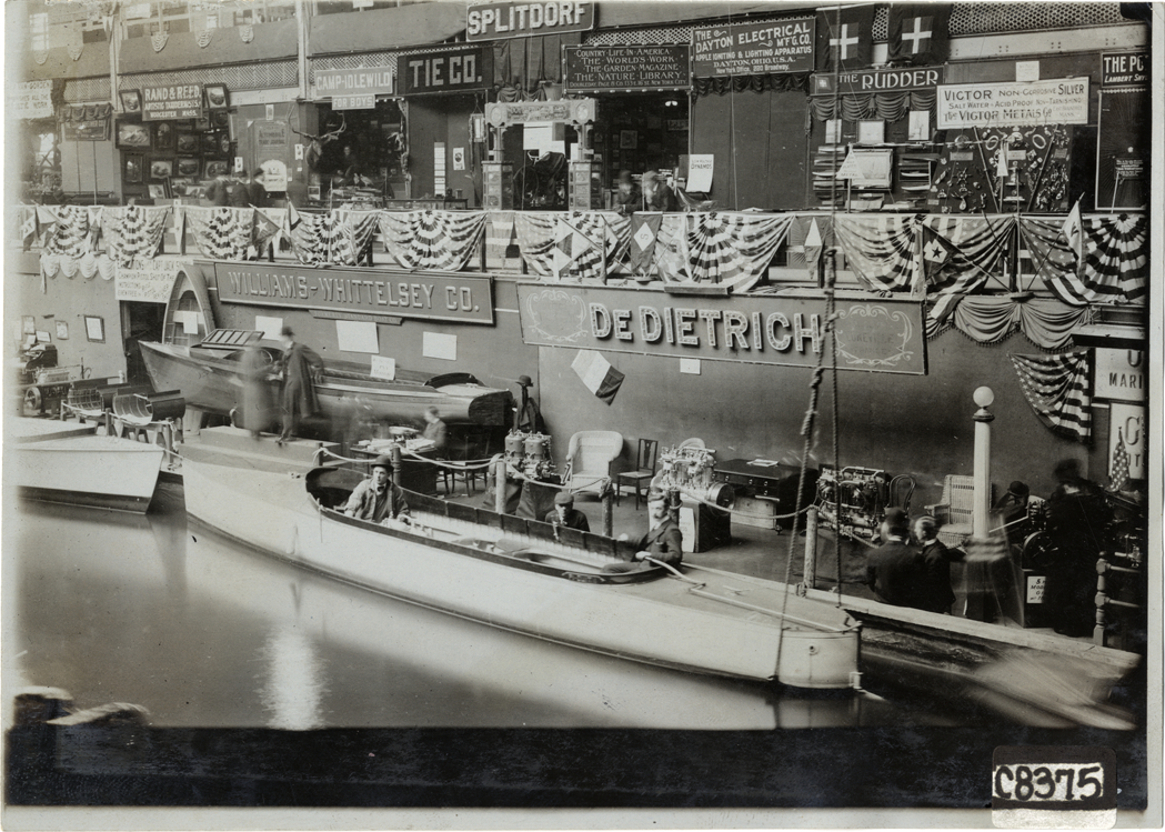 De Dietrich display at 1905 Boston Boat Show