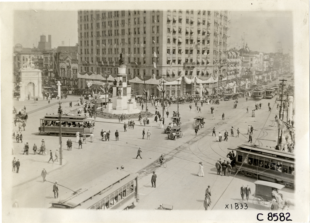 Campus Martius, Elks Club convention, Detroit, Michigan