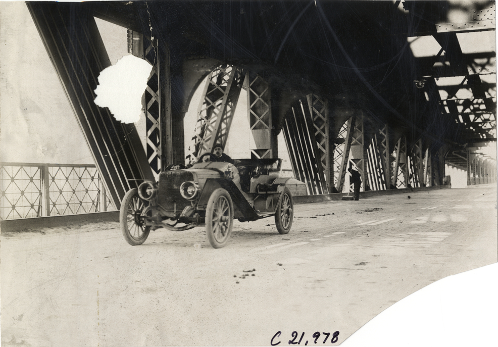 Motorist on Queensboro Bridge