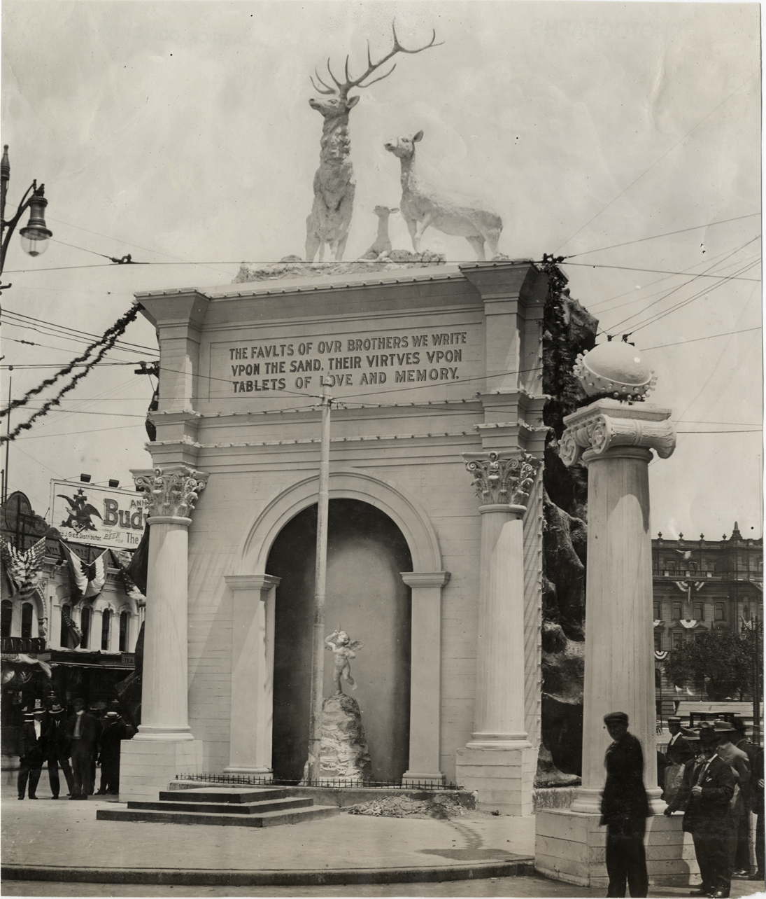Monument for Elks Club convention, Detroit, Michigan