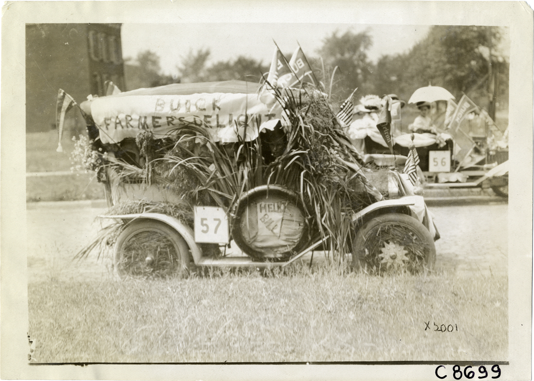 Buick automobile in parade, Elks Club convention, Detroit, Michigan