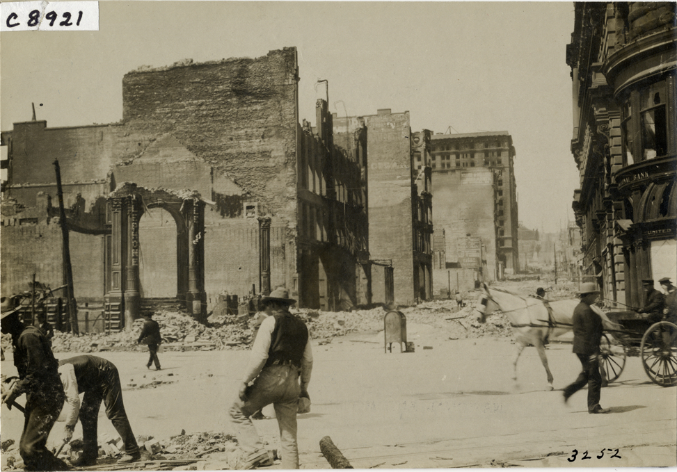 Howell Street, 1906 San Francisco earthquake and fire