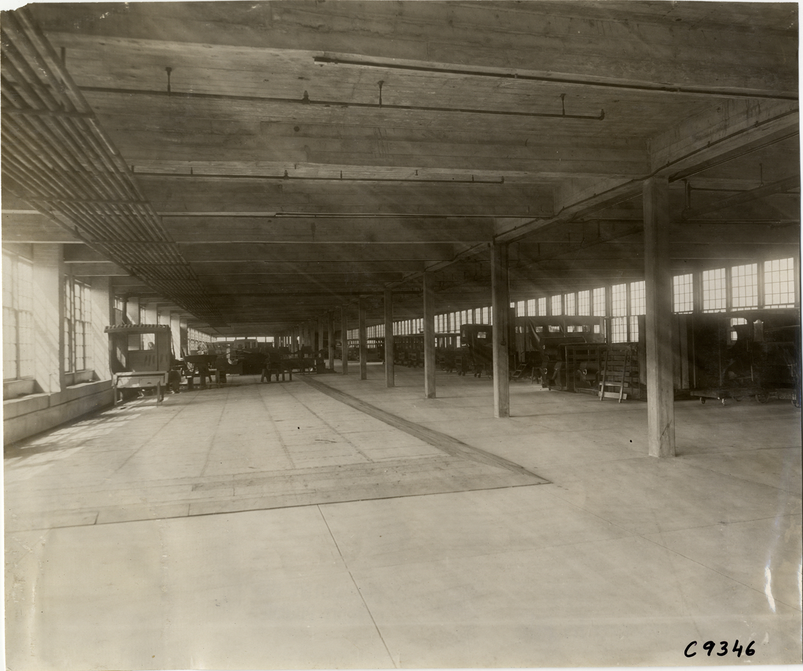 Interior of Rapid Motor Vehicle Company factory