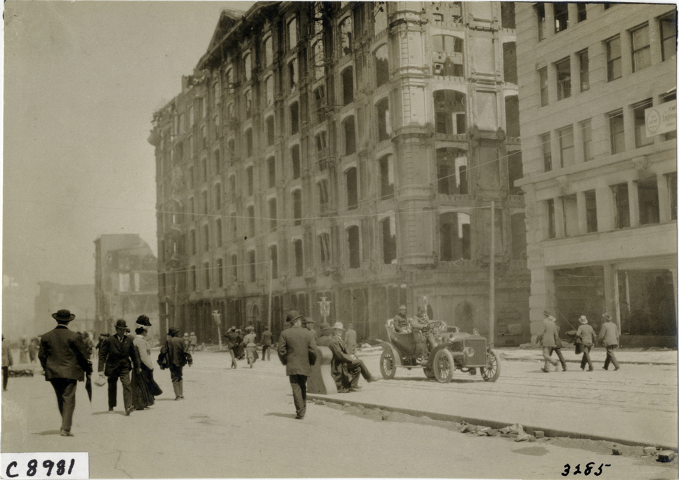 Palace Hotel, 1906 San Francisco earthquake and fire