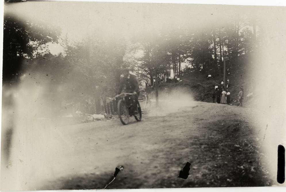 Motorcyclist, 1909 Lookout Mountain Hill Climb