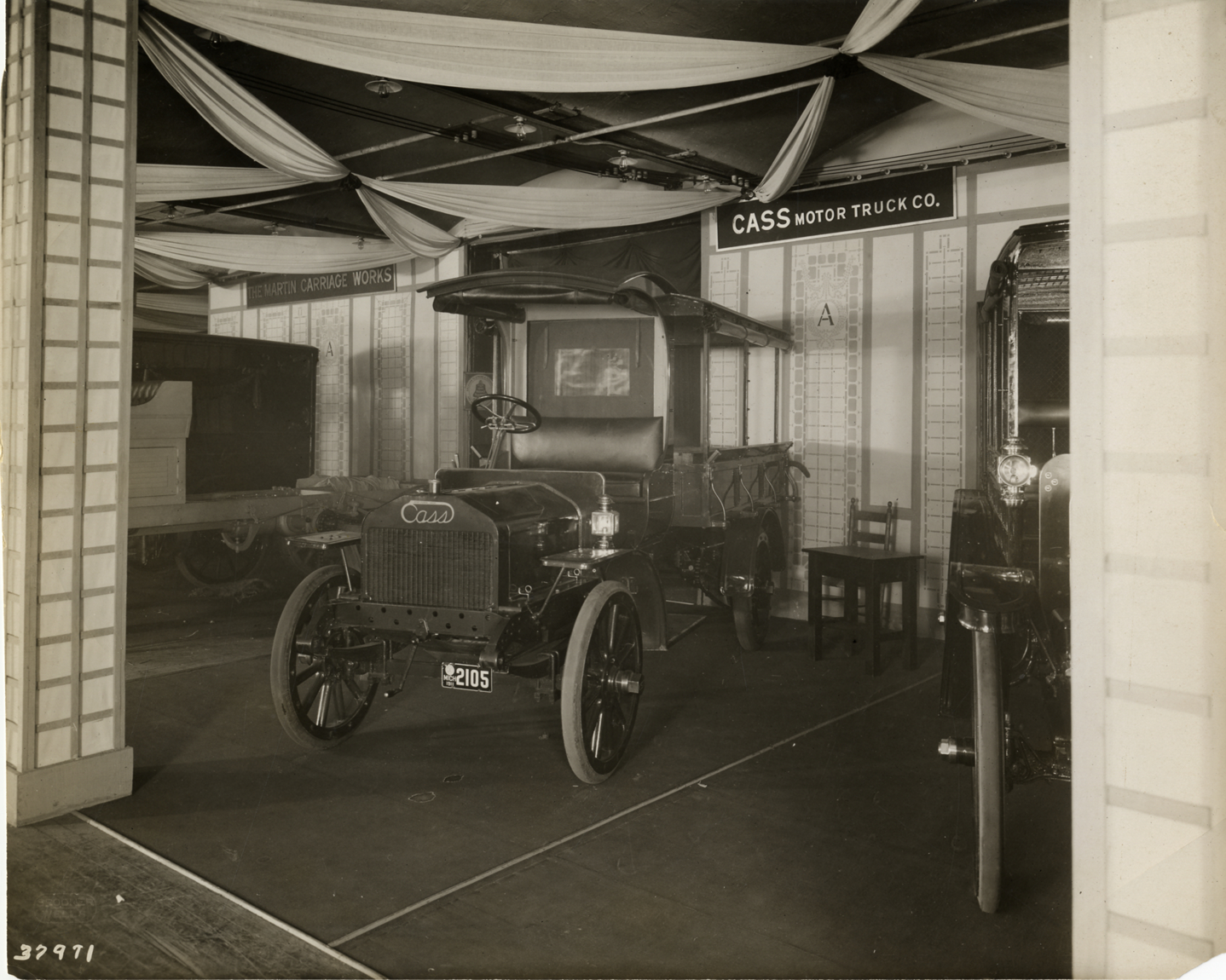 Cass truck on display