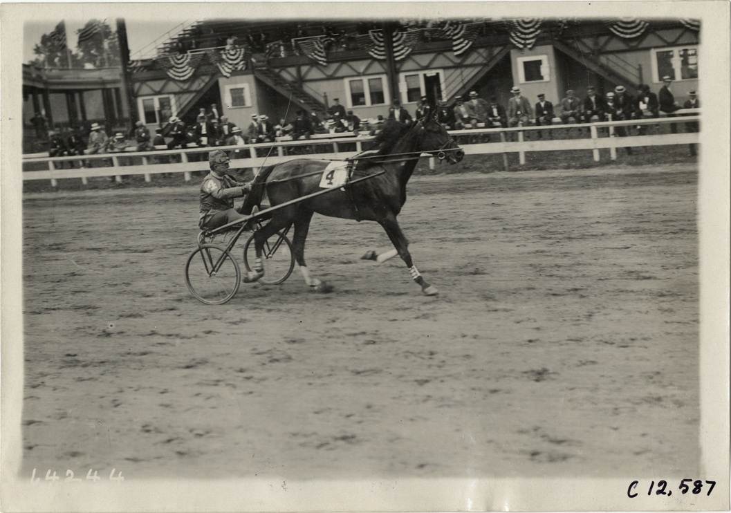 Harness driver and racehorse, Empire City track