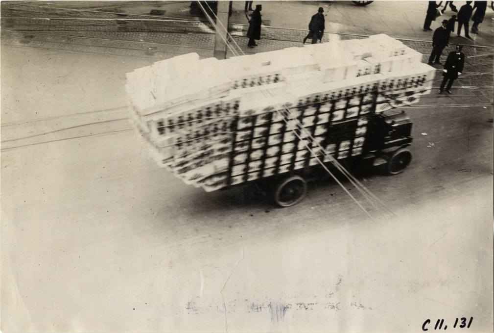 Truck, 1909 New York automobile carnival