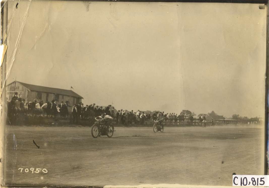Motorcycle race, 1911 Guttenberg motorcycle races