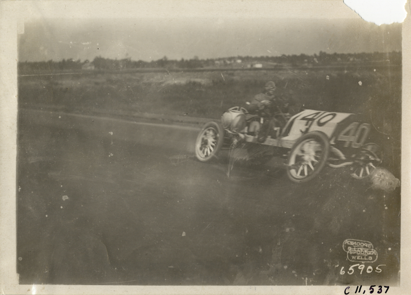 Driver in racecar, Atlanta Speedway