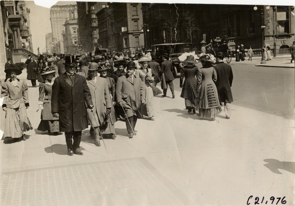 1909 Easter parade on Fifth Avenue, New York