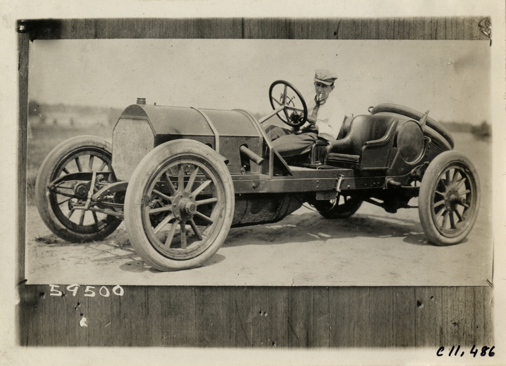 Driver in racecar, Atlanta Speedway