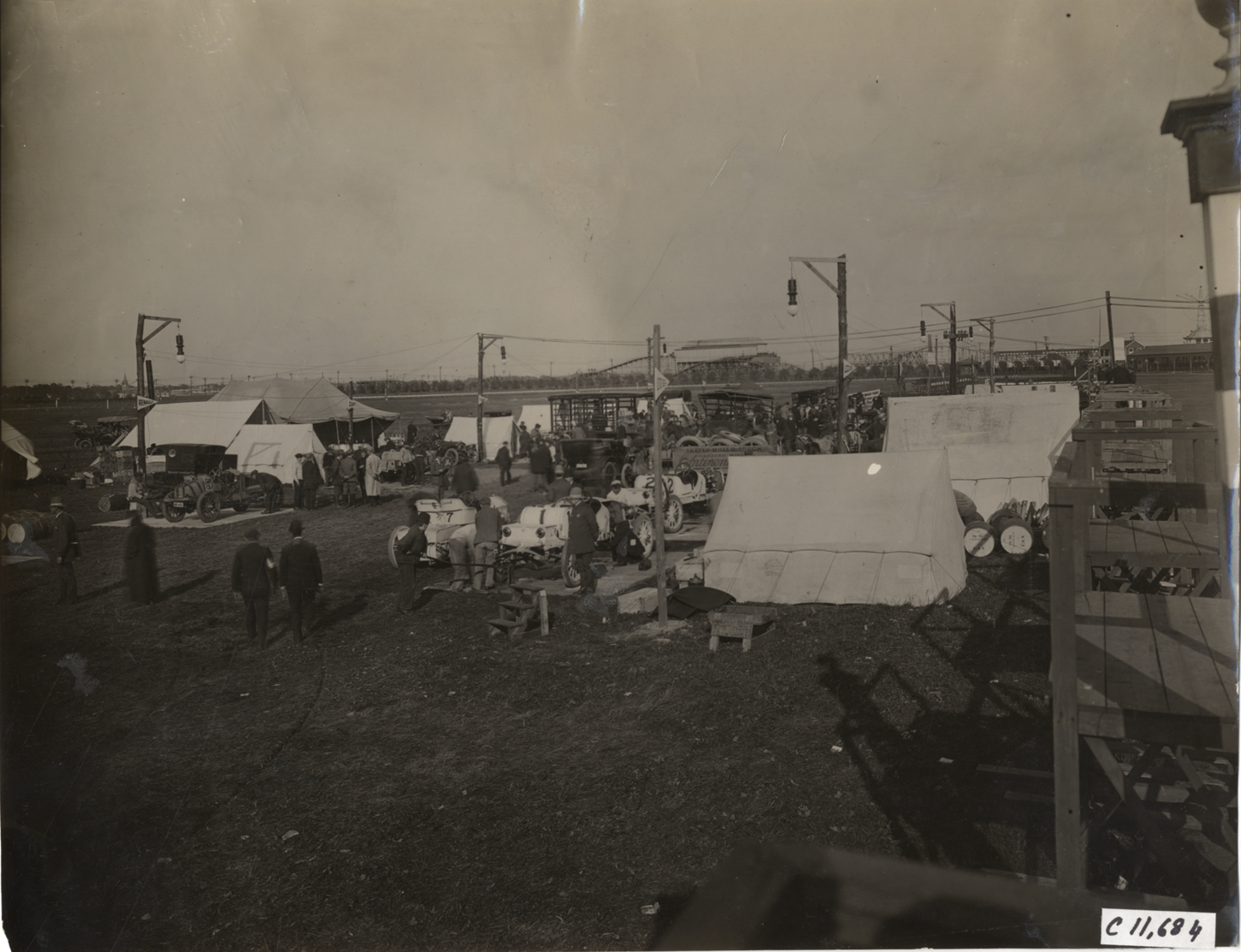 Racetrack grounds, 1908 Brighton Beach races