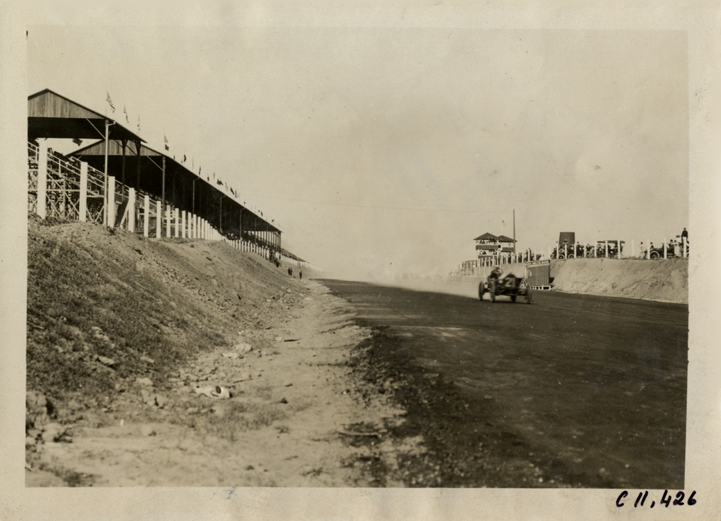 Driver in racecar, Atlanta Speedway