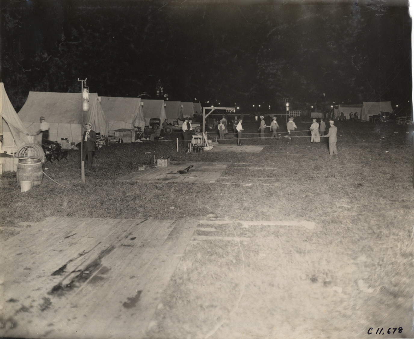 Tents, 1908 Brighton Beach races