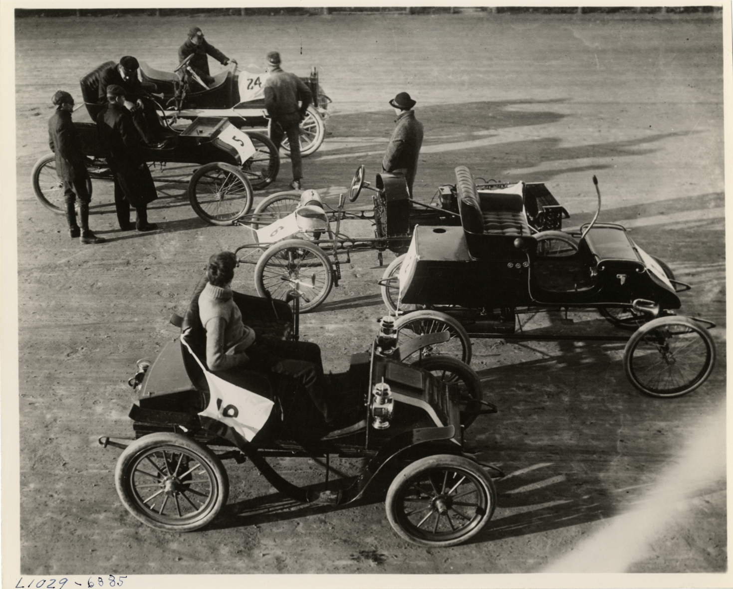 Racecars on Aquidneck track, Newport, Rhode Island