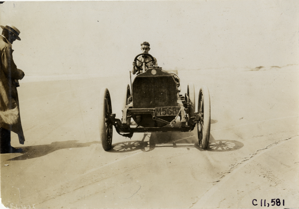 Driver in racecar, Atlantic City