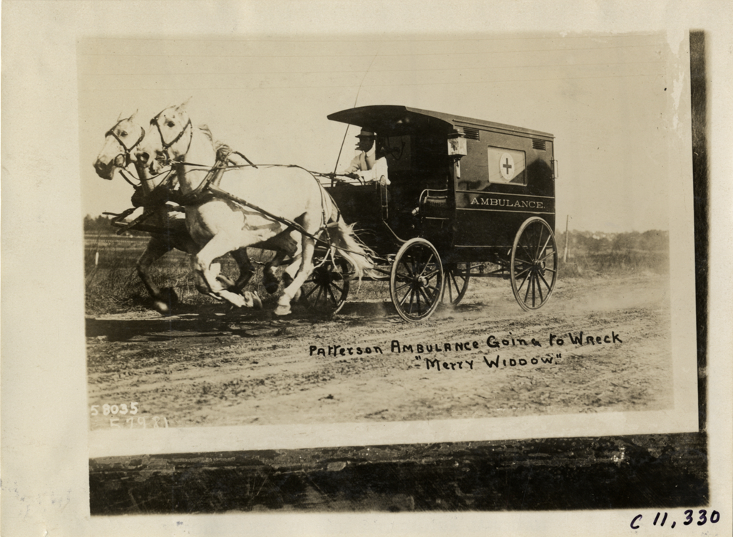 Horse-drawn ambulance, Atlanta Speedway