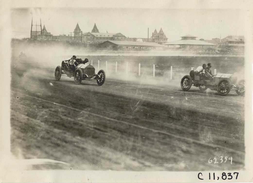 S.P.O. racecars, 1910 Brighton Beach races