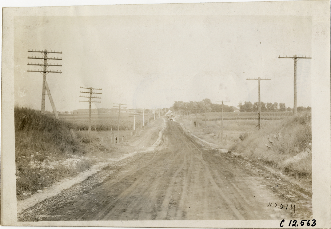 Section of course, 1910 Elgin Races