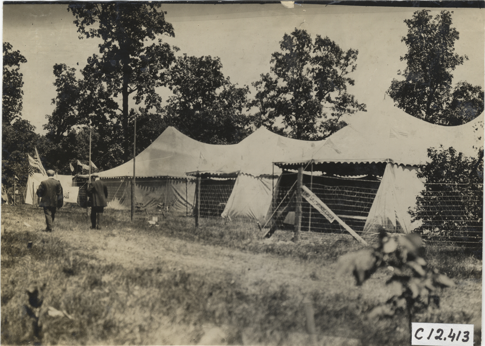 Tents, 1909 Crown Point races