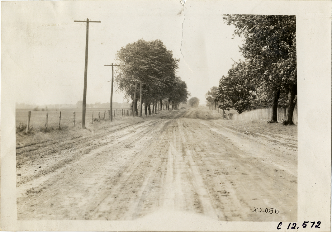 Section of course, 1910 Elgin Races