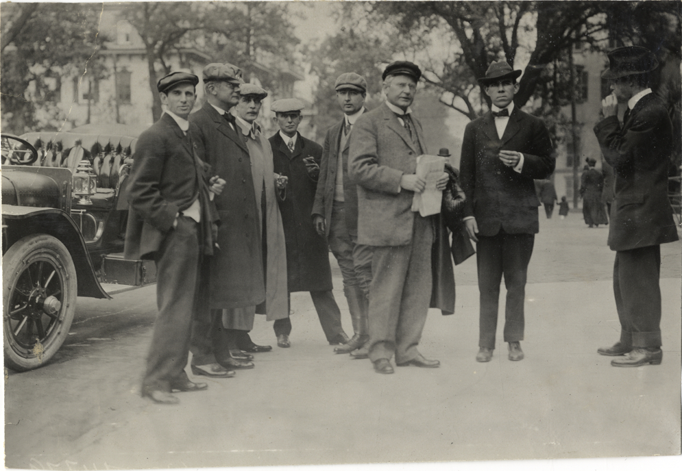 Dignitaries at 1908 Grand Prize races