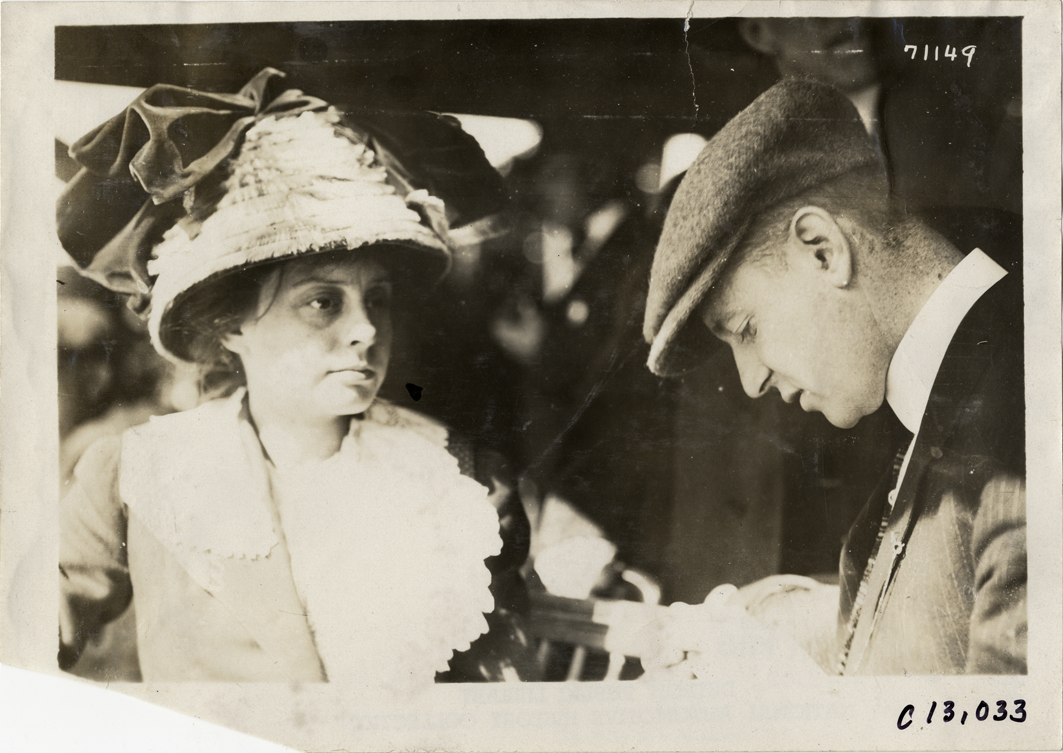 Couple, 1911 Fairmount Park races