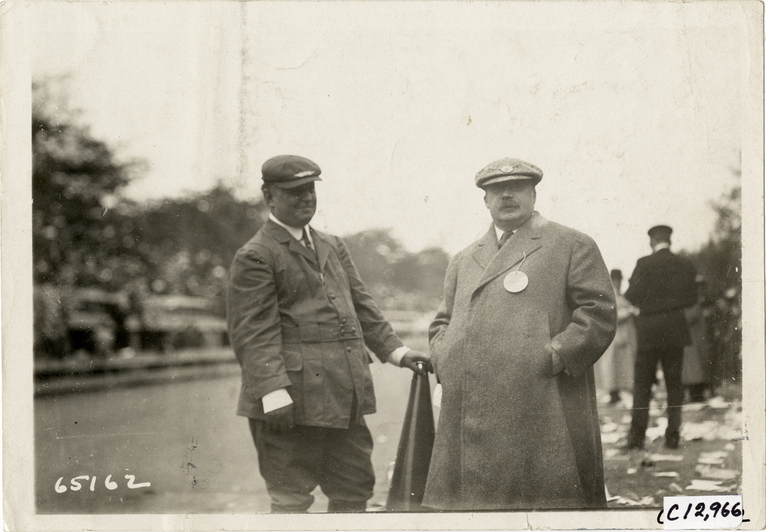 Racing officials, 1910 Fairmount Park races